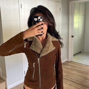 Diesel Brown Biker Jacket
